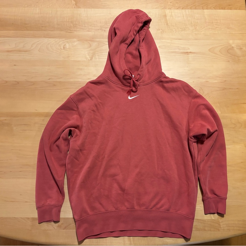Salmon Pink Nike Hoodie